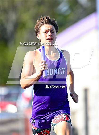 Thumbnail 3 in Muncie Central Duals (4 x 800 Meter Relay) photogallery.