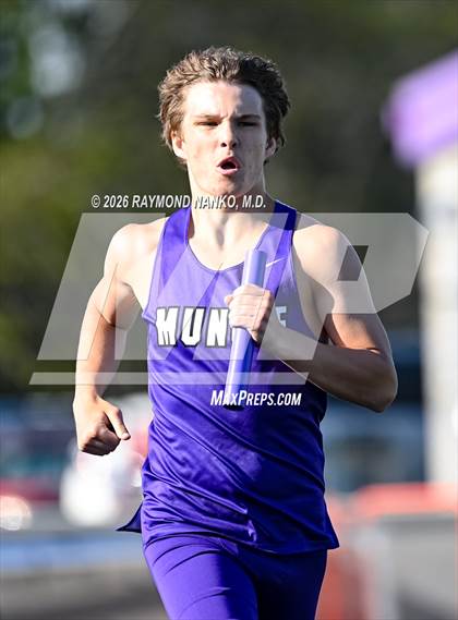 Thumbnail 3 in Muncie Central Duals (4 x 800 Meter Relay) photogallery.