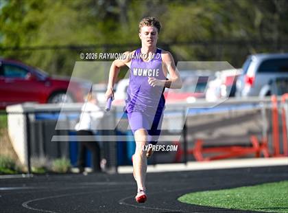 Thumbnail 3 in Muncie Central Duals (4 x 800 Meter Relay) photogallery.