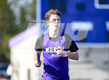 Thumbnail 3 in Muncie Central Duals (4 x 800 Meter Relay) photogallery.