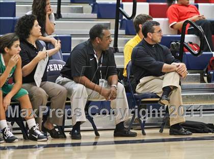 Thumbnail 1 in St. Mary's vs. Memphis Central (Nike Tournament of Champions) photogallery.