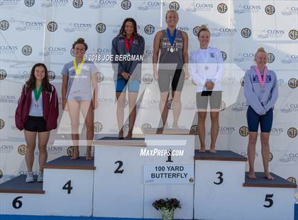 Thumbnail 1 in CIF Girls Swimming Championships (Awards Podium) photogallery.
