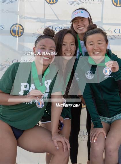 Thumbnail 1 in CIF Girls Swimming Championships (Awards Podium) photogallery.