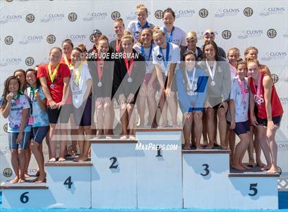 Thumbnail 1 in CIF Girls Swimming Championships (Awards Podium) photogallery.