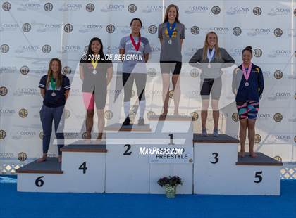 Thumbnail 3 in CIF Girls Swimming Championships (Awards Podium) photogallery.