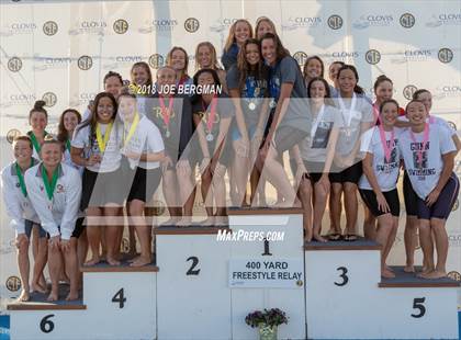 Thumbnail 3 in CIF Girls Swimming Championships (Awards Podium) photogallery.