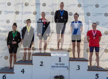 Thumbnail 2 in CIF Girls Swimming Championships (Awards Podium) photogallery.