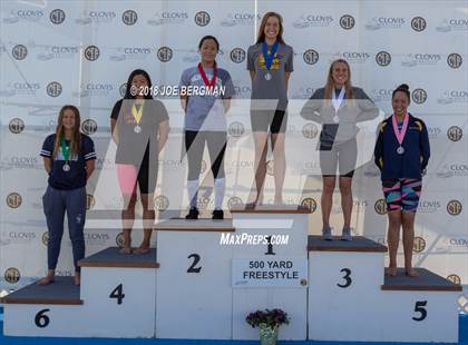 Thumbnail 1 in CIF Girls Swimming Championships (Awards Podium) photogallery.