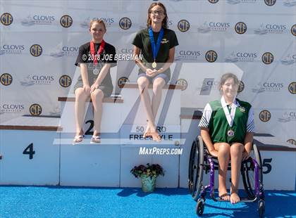Thumbnail 1 in CIF Girls Swimming Championships (Awards Podium) photogallery.