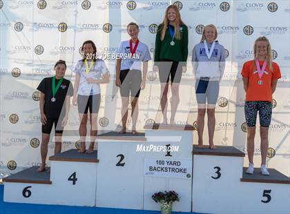 Thumbnail 2 in CIF Girls Swimming Championships (Awards Podium) photogallery.