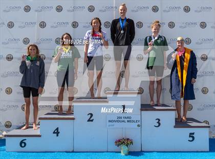 Thumbnail 3 in CIF Girls Swimming Championships (Awards Podium) photogallery.