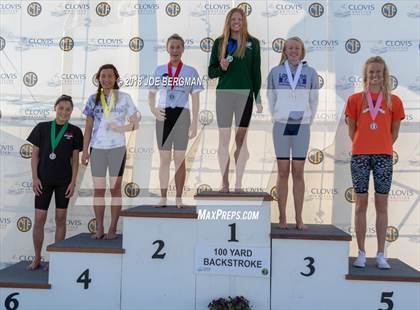 Thumbnail 1 in CIF Girls Swimming Championships (Awards Podium) photogallery.