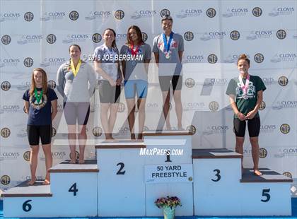 Thumbnail 3 in CIF Girls Swimming Championships (Awards Podium) photogallery.