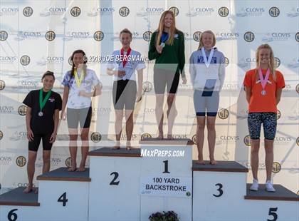 Thumbnail 2 in CIF Girls Swimming Championships (Awards Podium) photogallery.