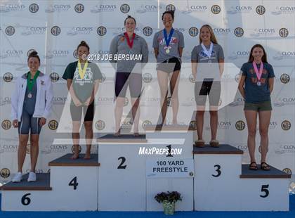 Thumbnail 1 in CIF Girls Swimming Championships (Awards Podium) photogallery.