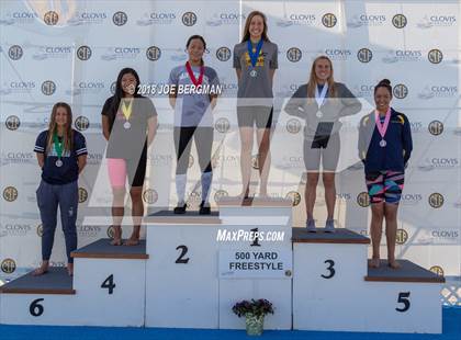 Thumbnail 3 in CIF Girls Swimming Championships (Awards Podium) photogallery.