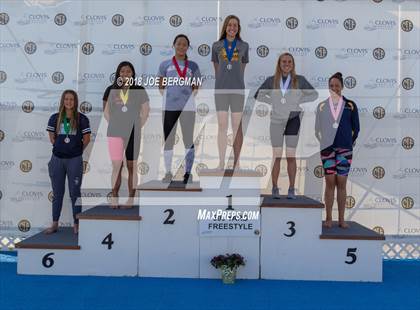 Thumbnail 2 in CIF Girls Swimming Championships (Awards Podium) photogallery.