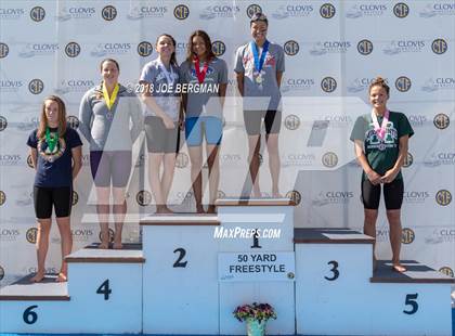 Thumbnail 1 in CIF Girls Swimming Championships (Awards Podium) photogallery.