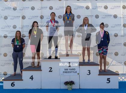 Thumbnail 1 in CIF Girls Swimming Championships (Awards Podium) photogallery.