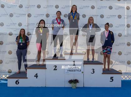 Thumbnail 2 in CIF Girls Swimming Championships (Awards Podium) photogallery.