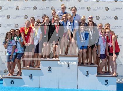 Thumbnail 1 in CIF Girls Swimming Championships (Awards Podium) photogallery.