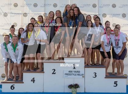 Thumbnail 1 in CIF Girls Swimming Championships (Awards Podium) photogallery.