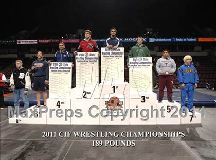 Thumbnail 2 in CIF State Boys Wrestling Championships (Awards) photogallery.