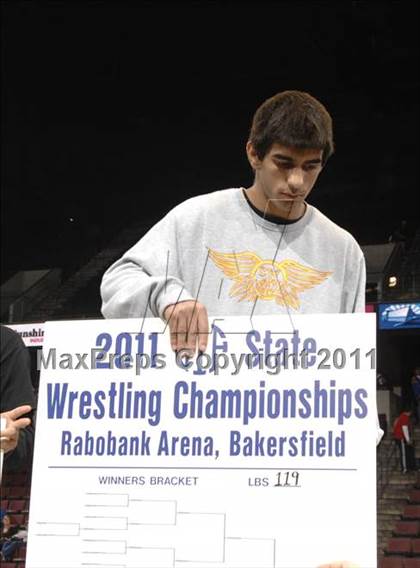 Thumbnail 3 in CIF State Boys Wrestling Championships (Awards) photogallery.