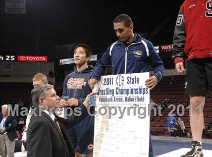 Thumbnail 2 in CIF State Boys Wrestling Championships (Awards) photogallery.