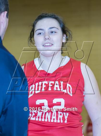 Thumbnail 2 in Buffalo Seminary @ St. Mary's (Monsignor Martin Class B Semifinal) photogallery.