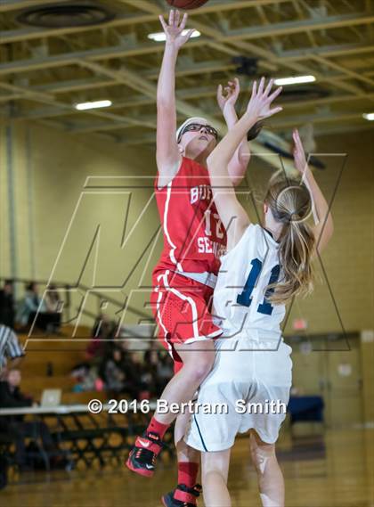 Thumbnail 2 in Buffalo Seminary @ St. Mary's (Monsignor Martin Class B Semifinal) photogallery.