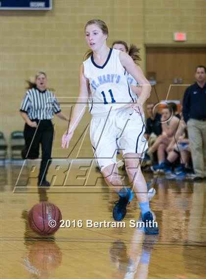Thumbnail 1 in Buffalo Seminary @ St. Mary's (Monsignor Martin Class B Semifinal) photogallery.