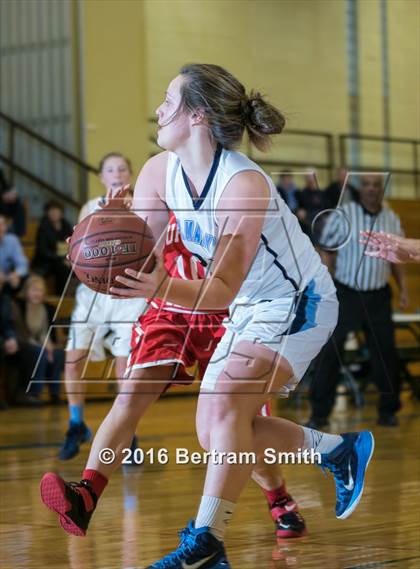 Thumbnail 3 in Buffalo Seminary @ St. Mary's (Monsignor Martin Class B Semifinal) photogallery.