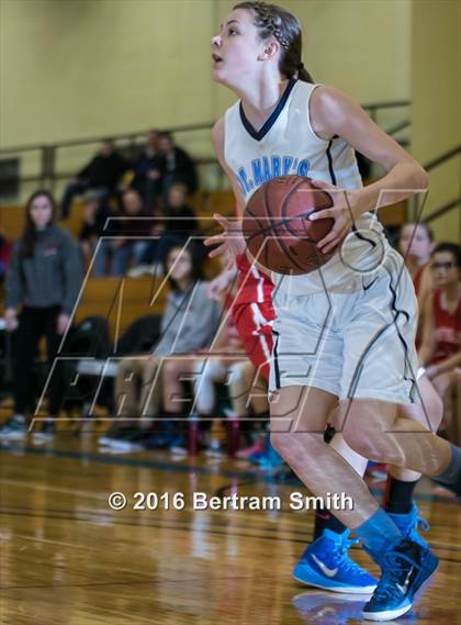 Thumbnail 2 in Buffalo Seminary @ St. Mary's (Monsignor Martin Class B Semifinal) photogallery.