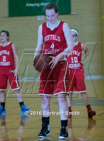 Thumbnail 2 in Buffalo Seminary @ St. Mary's (Monsignor Martin Class B Semifinal) photogallery.