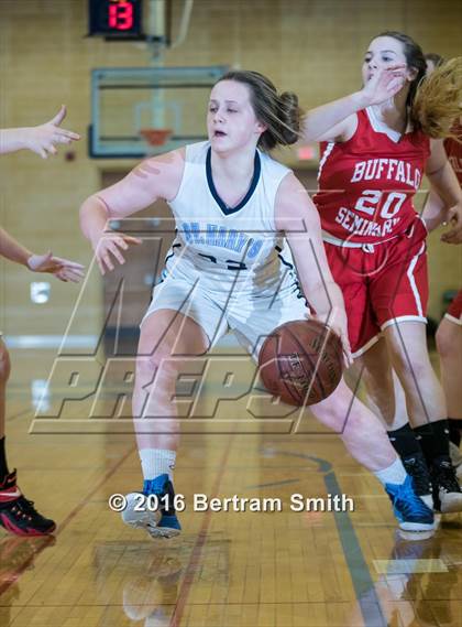 Thumbnail 2 in Buffalo Seminary @ St. Mary's (Monsignor Martin Class B Semifinal) photogallery.