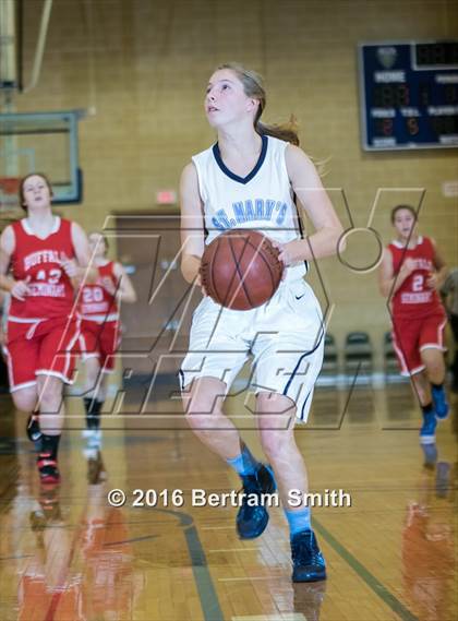 Thumbnail 3 in Buffalo Seminary @ St. Mary's (Monsignor Martin Class B Semifinal) photogallery.