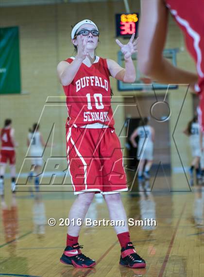 Thumbnail 2 in Buffalo Seminary @ St. Mary's (Monsignor Martin Class B Semifinal) photogallery.