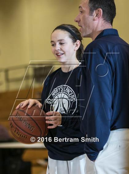 Thumbnail 3 in Buffalo Seminary @ St. Mary's (Monsignor Martin Class B Semifinal) photogallery.