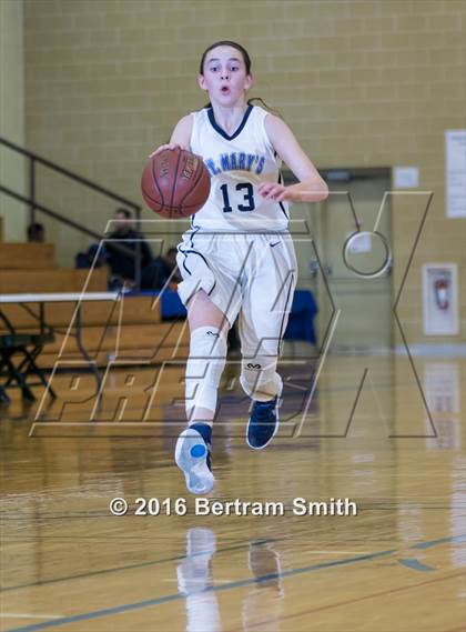 Thumbnail 3 in Buffalo Seminary @ St. Mary's (Monsignor Martin Class B Semifinal) photogallery.