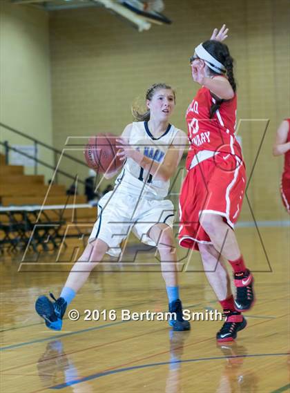 Thumbnail 2 in Buffalo Seminary @ St. Mary's (Monsignor Martin Class B Semifinal) photogallery.