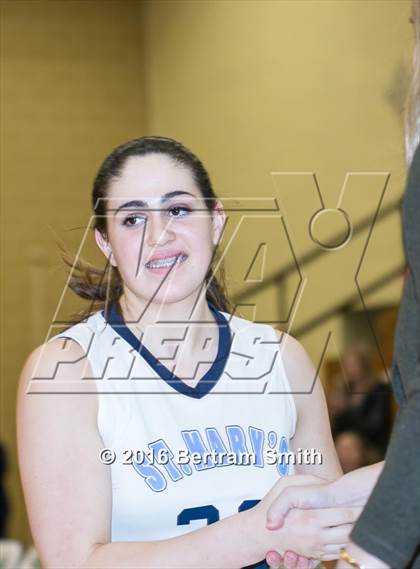 Thumbnail 3 in Buffalo Seminary @ St. Mary's (Monsignor Martin Class B Semifinal) photogallery.