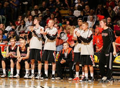 Thumbnail 1 in Valor Christian vs. Lewis-Palmer (CHSAA 4A Final) photogallery.