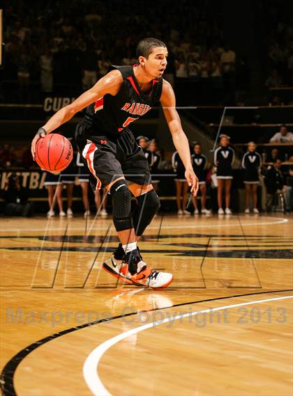 Thumbnail 3 in Valor Christian vs. Lewis-Palmer (CHSAA 4A Final) photogallery.