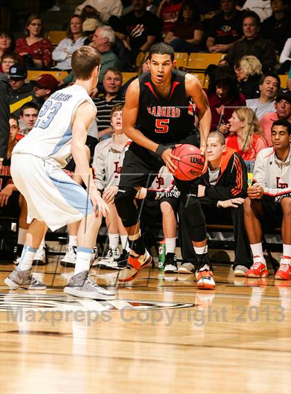 Thumbnail 1 in Valor Christian vs. Lewis-Palmer (CHSAA 4A Final) photogallery.