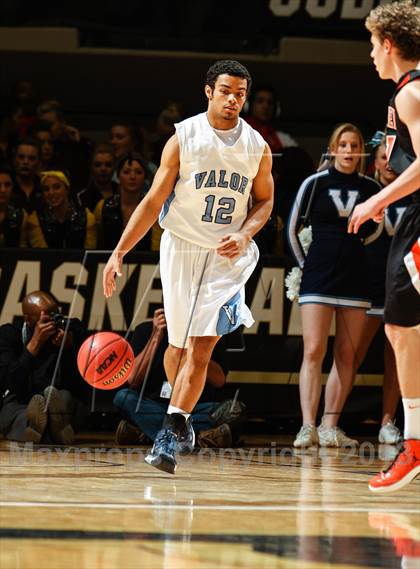 Thumbnail 3 in Valor Christian vs. Lewis-Palmer (CHSAA 4A Final) photogallery.