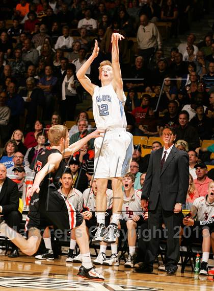 Thumbnail 2 in Valor Christian vs. Lewis-Palmer (CHSAA 4A Final) photogallery.