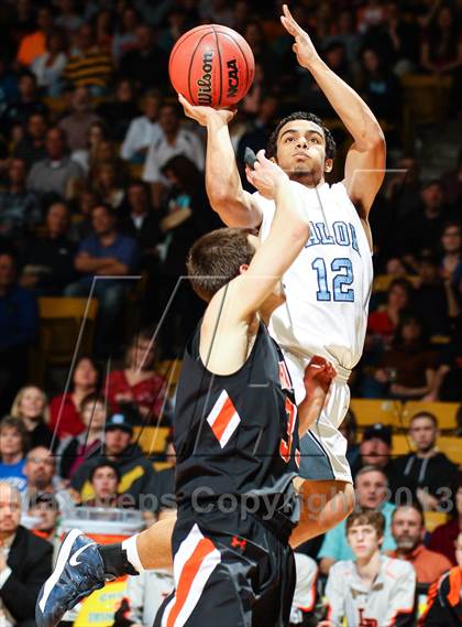 Thumbnail 2 in Valor Christian vs. Lewis-Palmer (CHSAA 4A Final) photogallery.