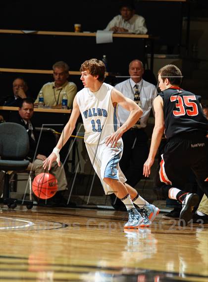 Thumbnail 1 in Valor Christian vs. Lewis-Palmer (CHSAA 4A Final) photogallery.