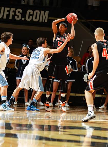 Thumbnail 1 in Valor Christian vs. Lewis-Palmer (CHSAA 4A Final) photogallery.